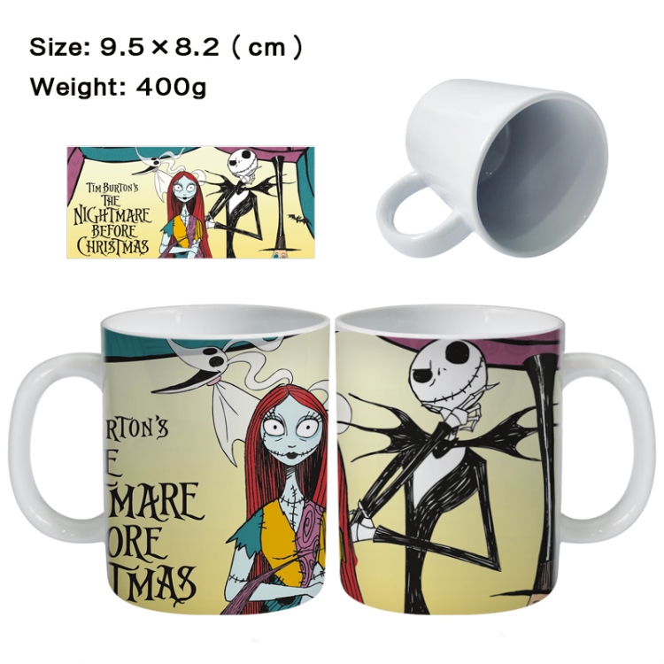 The Nightmare Before Christmas Anime peripheral ceramic cup tea cup drinking cup 9.5X8.2cm