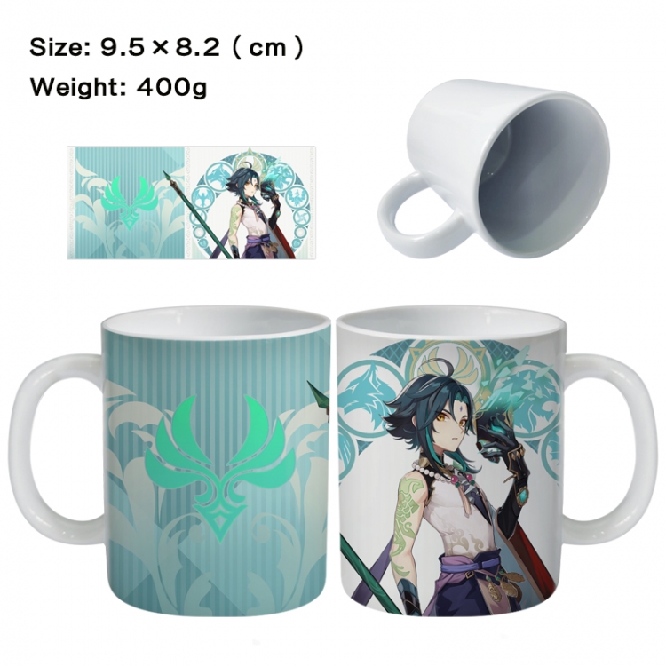 Genshin Impact Anime peripheral ceramic cup tea cup drinking cup 9.5X8.2cm