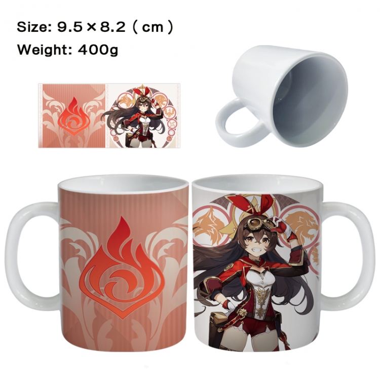 Genshin Impact Anime peripheral ceramic cup tea cup drinking cup 9.5X8.2cm