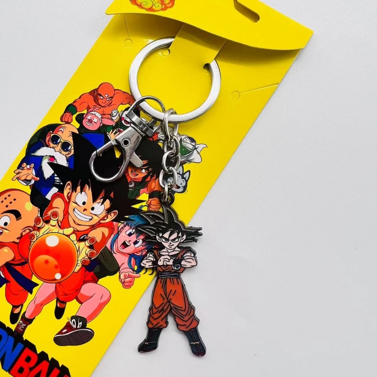 DRAGON BALL Anime peripheral large colored character keychain  price for 5 pcs