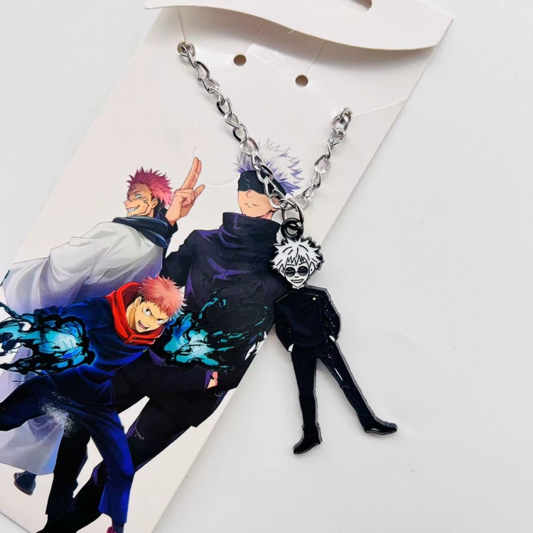 Jujutsu Kaisen Anime Surrounding Large Colored Character Necklace Pendant price for 5 pcs