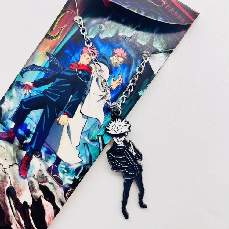Jujutsu Kaisen Anime Surrounding Large Colored Character Necklace Pendant price for 5 pcs