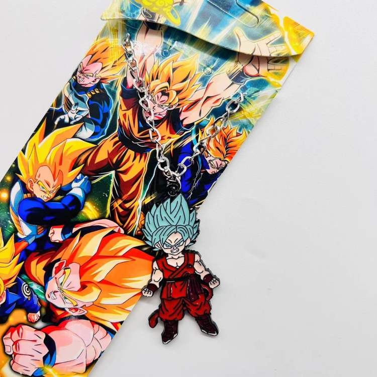 DRAGON BALL Anime Surrounding Large Colored Character Necklace Pendant price for 5 pcs