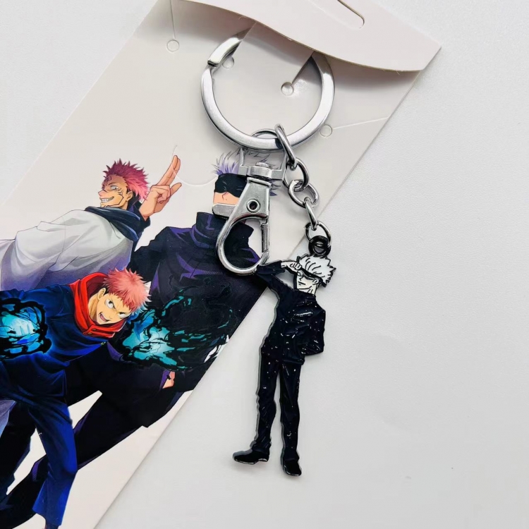 Jujutsu Kaisen Anime peripheral large colored character keychain  price for 5 pcs