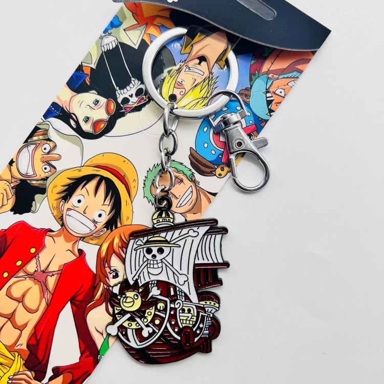 One Piece Anime peripheral large colored character keychain  price for 5 pcs