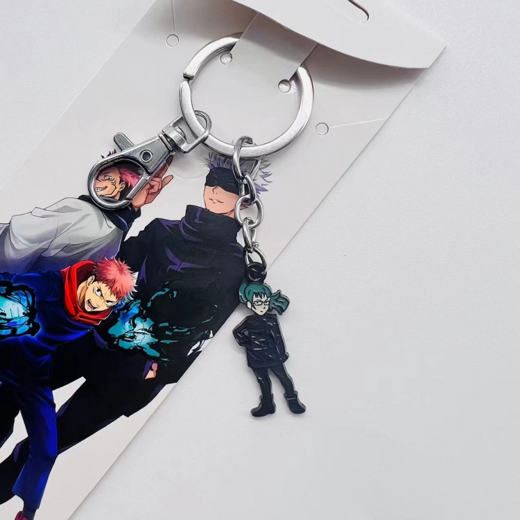 Jujutsu Kaisen Anime peripheral small colored character keychain price for 5 pcs