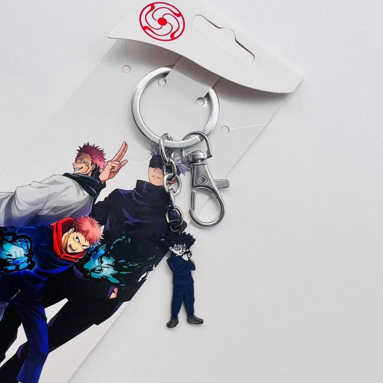 Jujutsu Kaisen Anime peripheral small colored character keychain price for 5 pcs