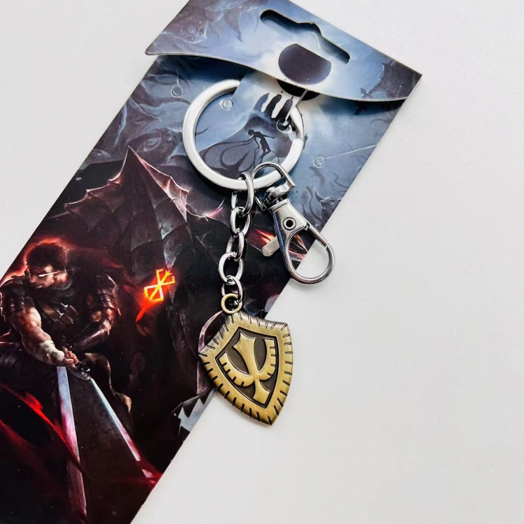 Berserk Anime peripheral metal keychain price for 5 pcs