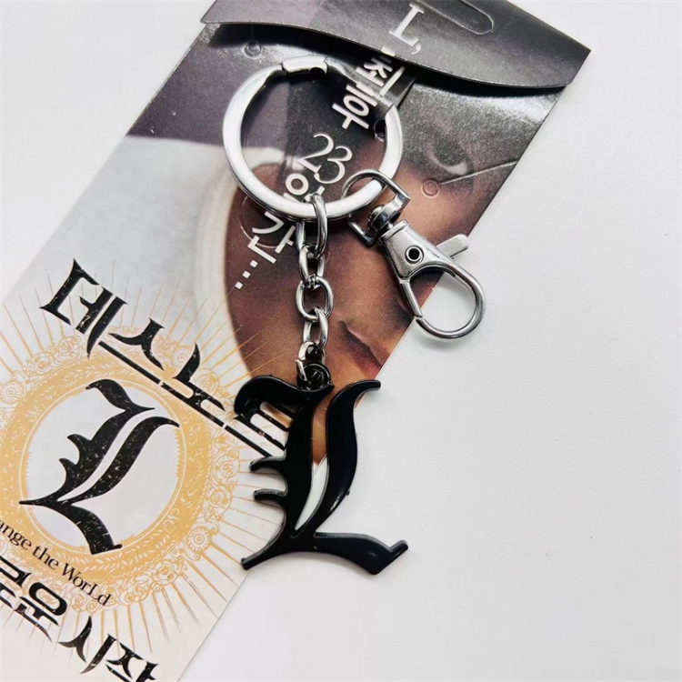Death note Anime peripheral metal keychain price for 5 pcs