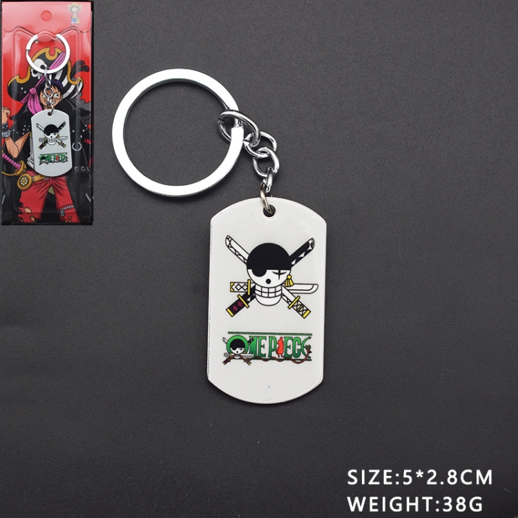 One Piece Anime peripheral metal keychain pendant  price for 5 pcs 