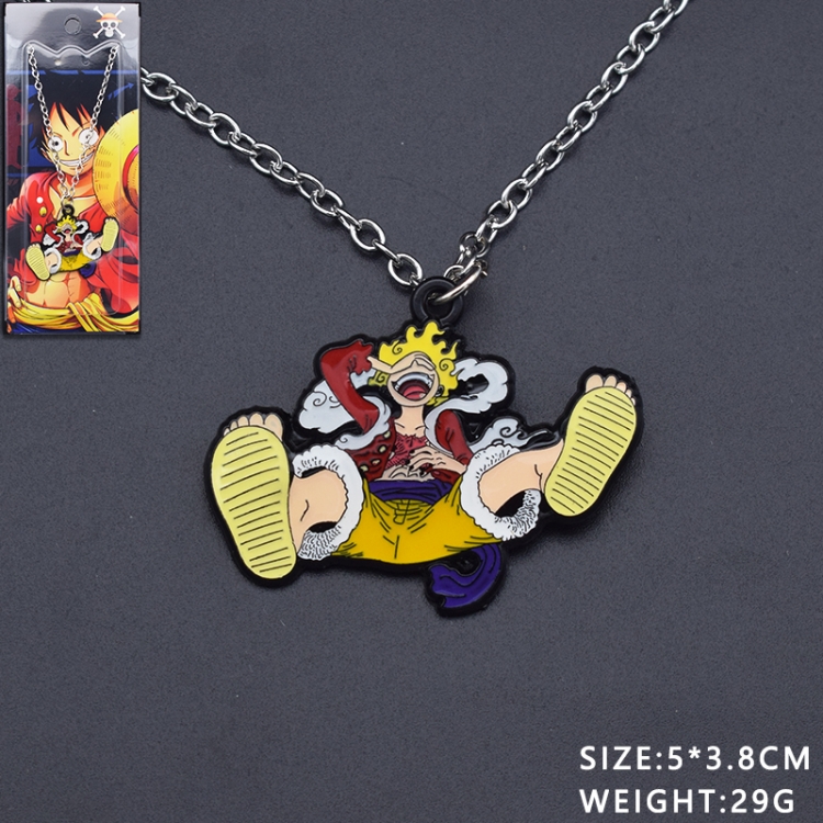 One Piece Anime cartoon metal necklace pendant price for 5 pcs