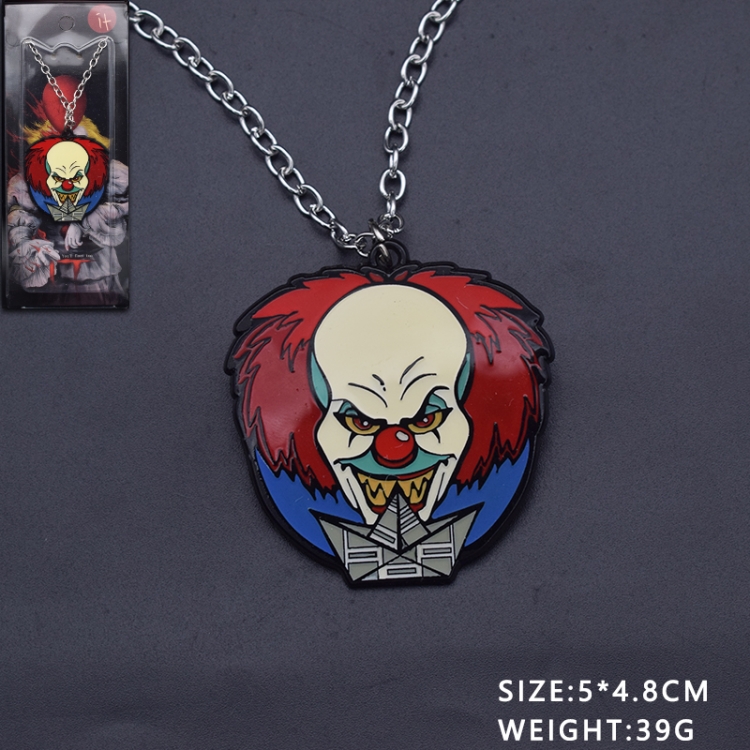 clown Anime cartoon metal necklace pendant price for 5 pcs