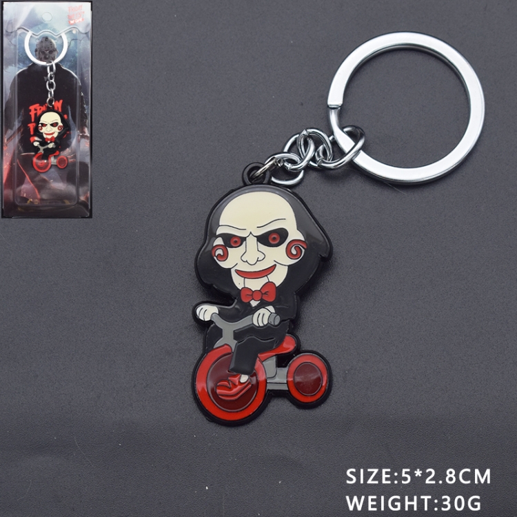Black Friday Anime cartoon metal keychain backpack pendant price for 5 pcs