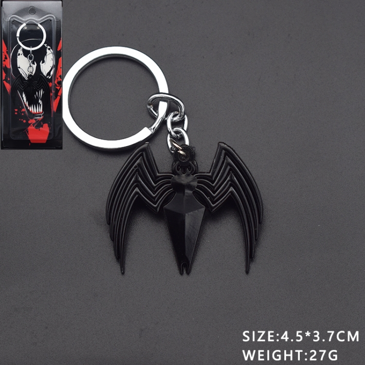 venom Anime cartoon metal keychain backpack pendant price for 5 pcs