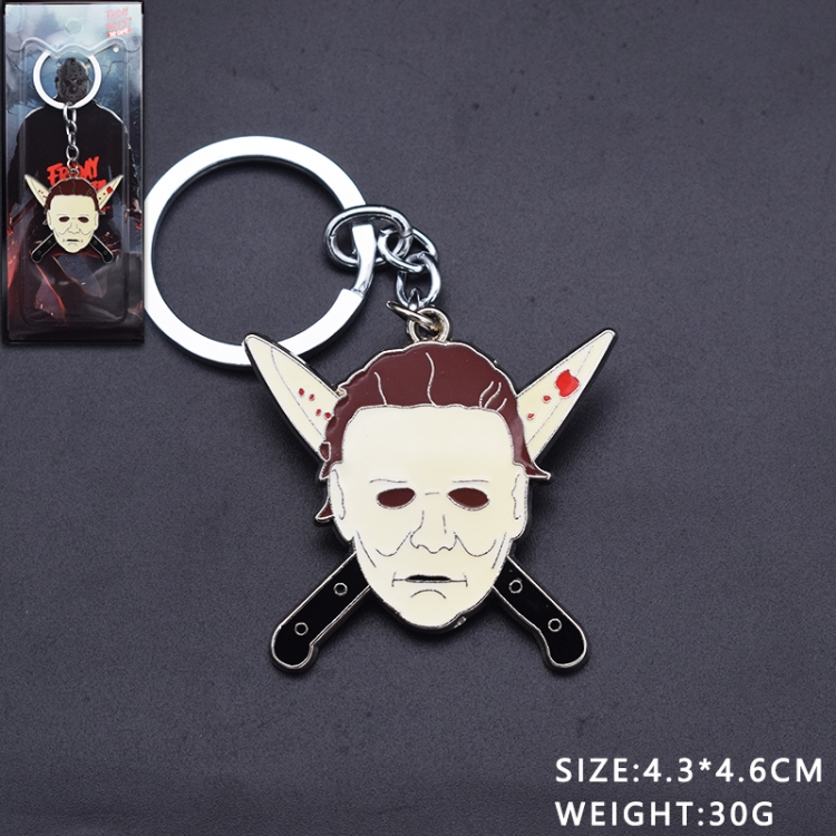 Black Friday Anime cartoon metal keychain backpack pendant price for 5 pcs