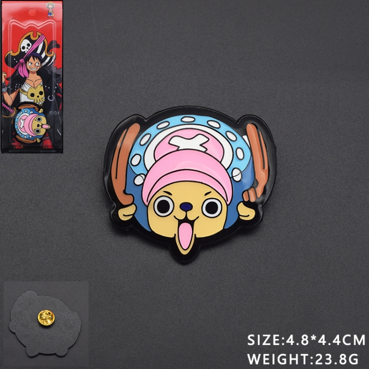 One Piece Anime cartoon metal brooch badge price for 5 pcs 