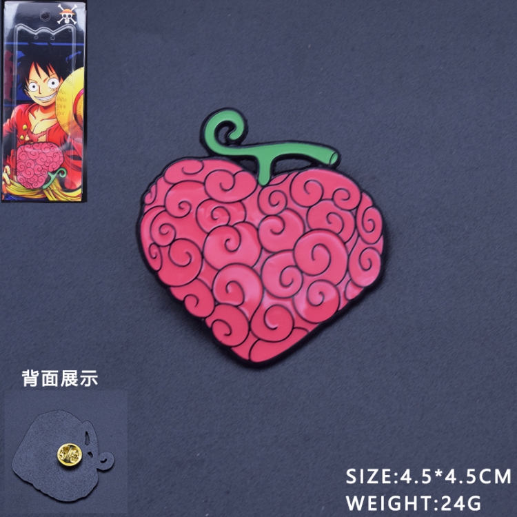 One Piece Anime cartoon metal brooch badge price for 5 pcs