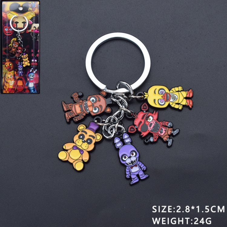 Five Nights at Freddys  Anime cartoon skewered keychain backpack pendant