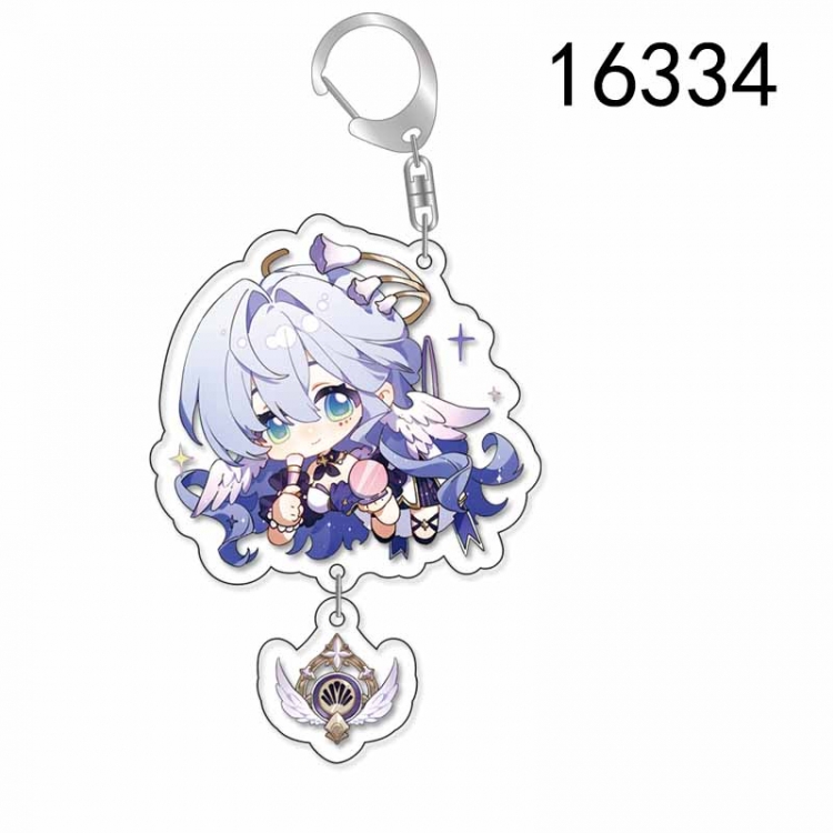 Honkai: Star Rail Anime acrylic Pendant Key Chain  price for 5 pcs