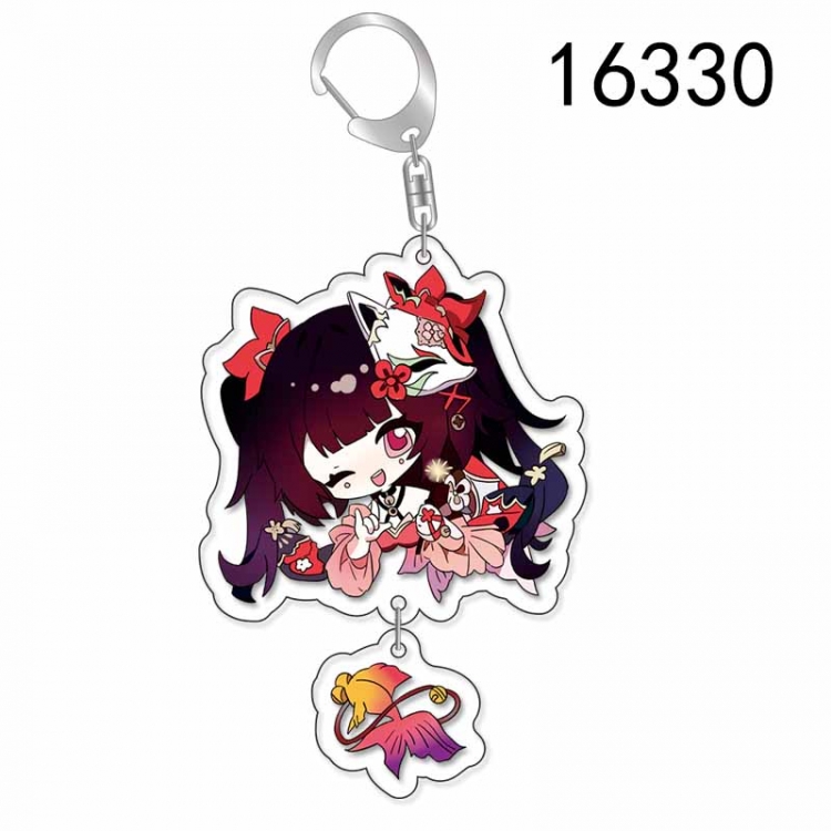 Honkai: Star Rail Anime acrylic Pendant Key Chain  price for 5 pcs