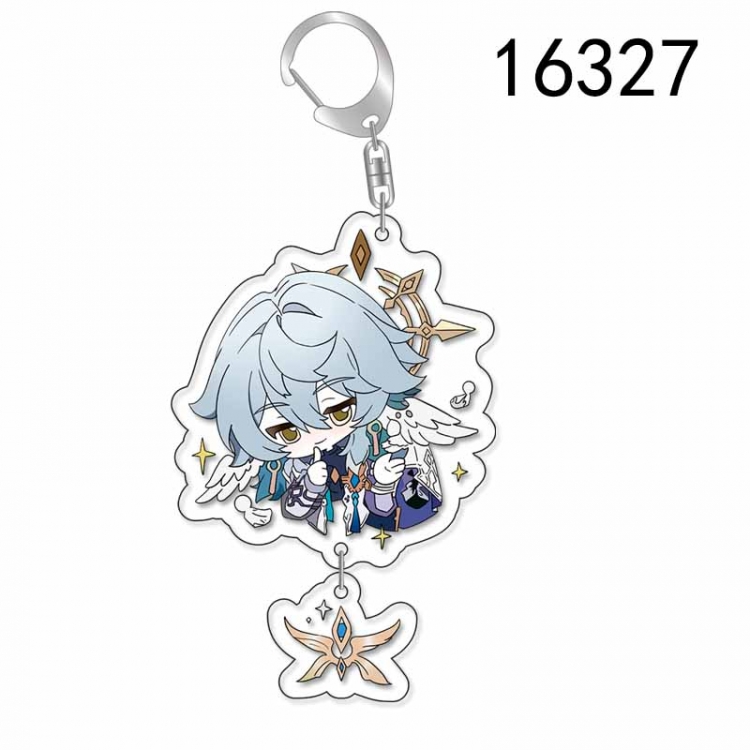 Honkai: Star Rail Anime acrylic Pendant Key Chain  price for 5 pcs