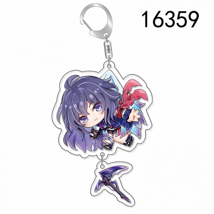 Honkai: Star Rail Anime acrylic Pendant Key Chain  price for 5 pcs