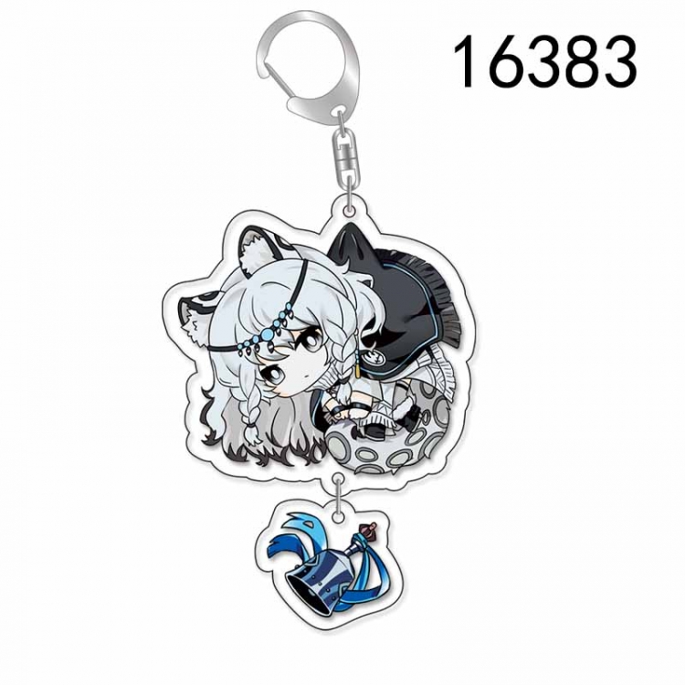 Arknights Anime acrylic Pendant Key Chain  price for 5 pcs