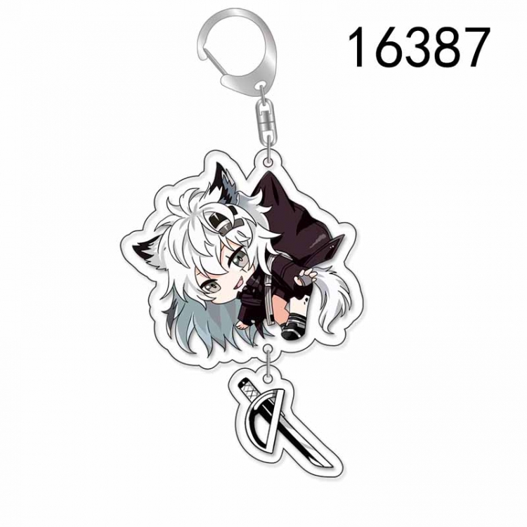 Arknights Anime acrylic Pendant Key Chain  price for 5 pcs