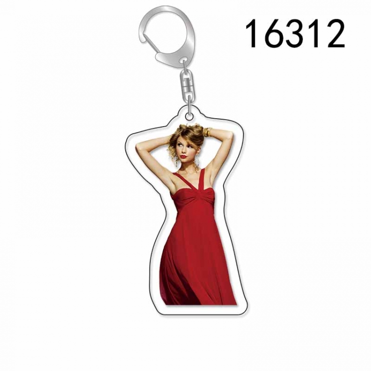 Taylor Swift Anime Acrylic Keychain Charm price for 5 pcs