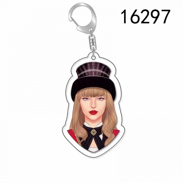 Taylor Swift Anime Acrylic Keychain Charm price for 5 pcs