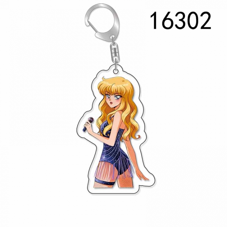 Taylor Swift Anime Acrylic Keychain Charm price for 5 pcs