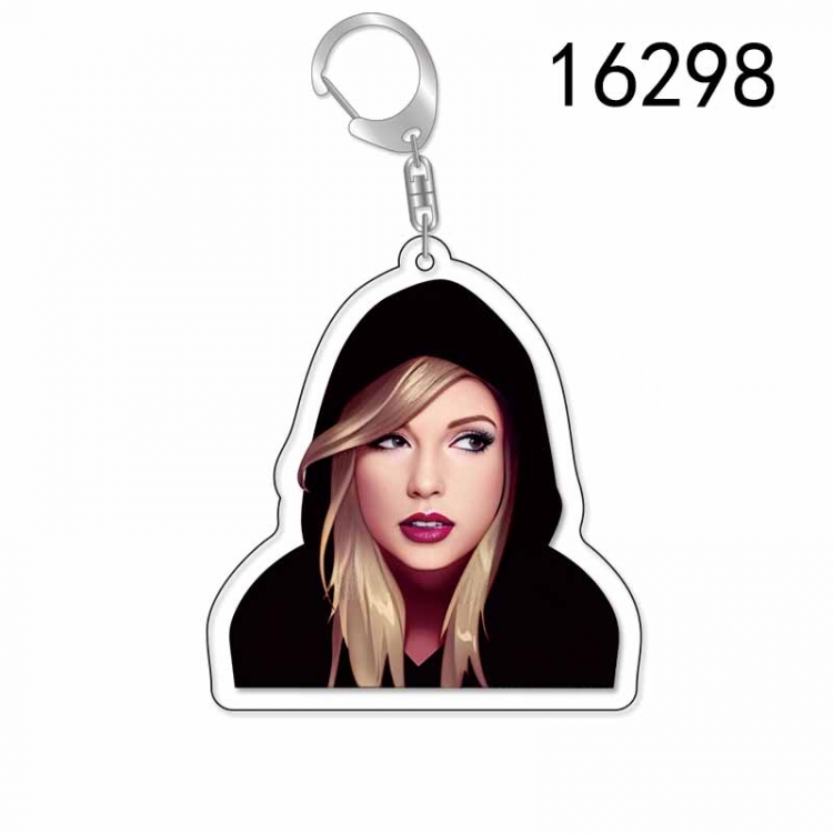 Taylor Swift Anime Acrylic Keychain Charm price for 5 pcs