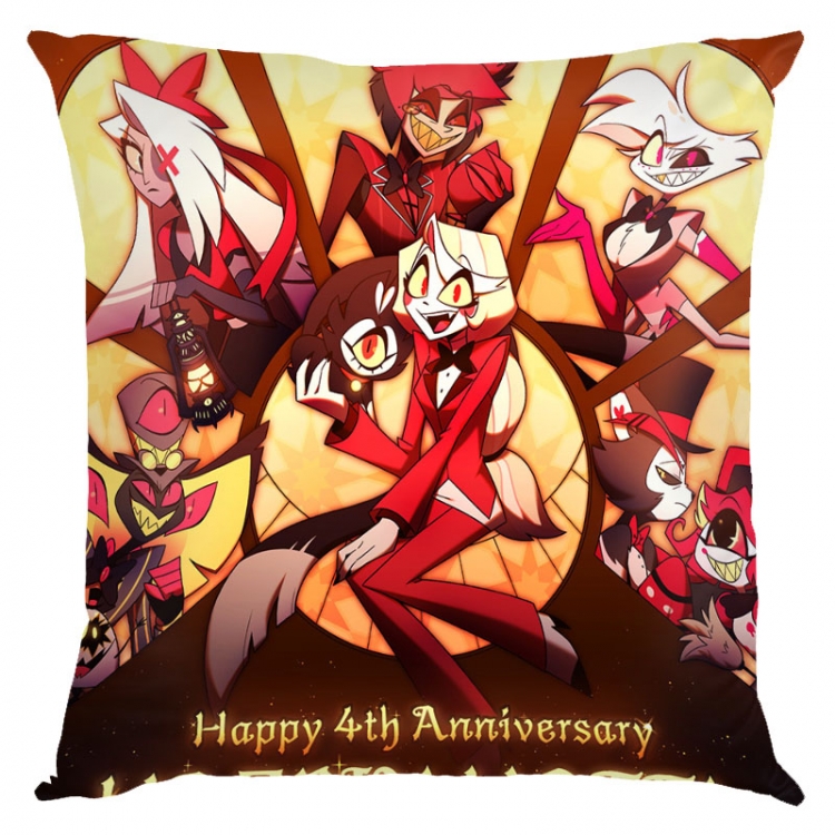 Hazbin Hotel Anime square full-color pillow cushion 45X45CM NO FILLING 