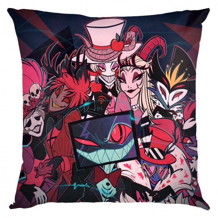 Hazbin Hotel Anime square full-color pillow cushion 45X45CM NO FILLING 