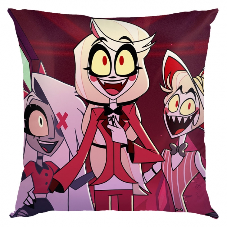 Hazbin Hotel Anime square full-color pillow cushion 45X45CM NO FILLING 