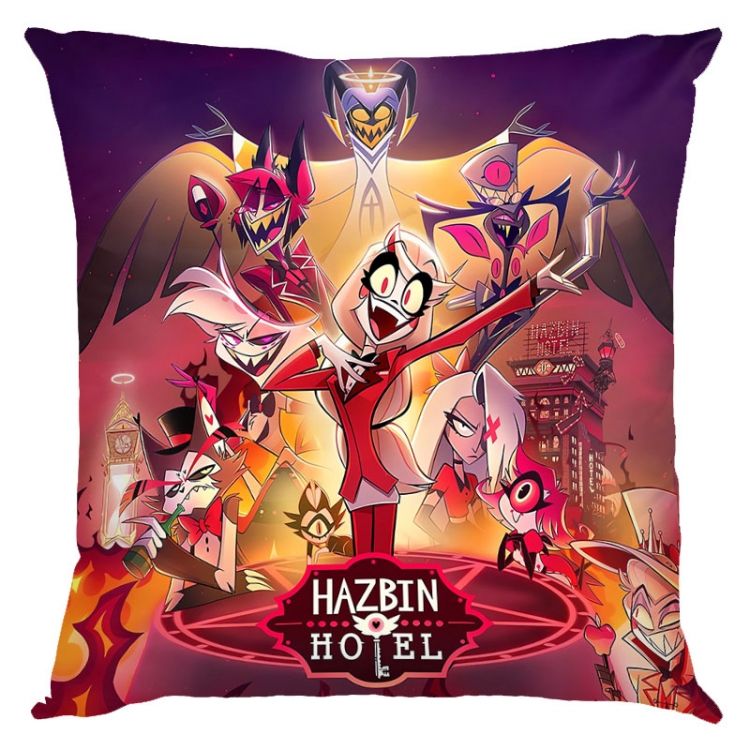 Hazbin Hotel Anime square full-color pillow cushion 45X45CM NO FILLING 