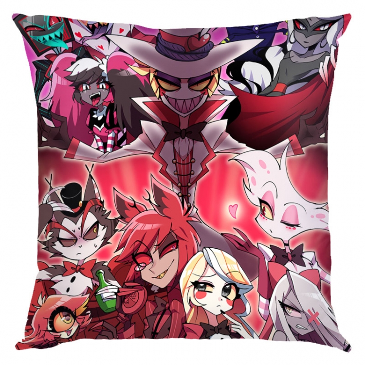 Hazbin Hotel Anime square full-color pillow cushion 45X45CM NO FILLING 