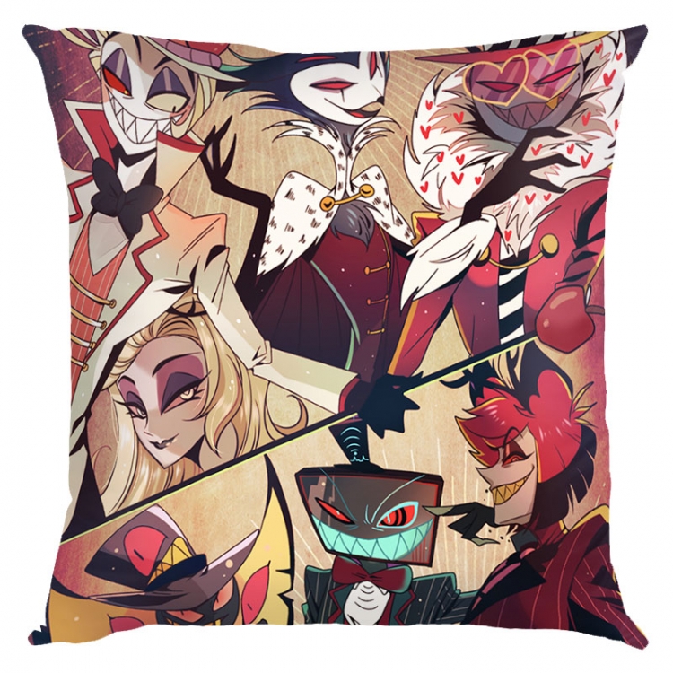 Hazbin Hotel Anime square full-color pillow cushion 45X45CM NO FILLING 