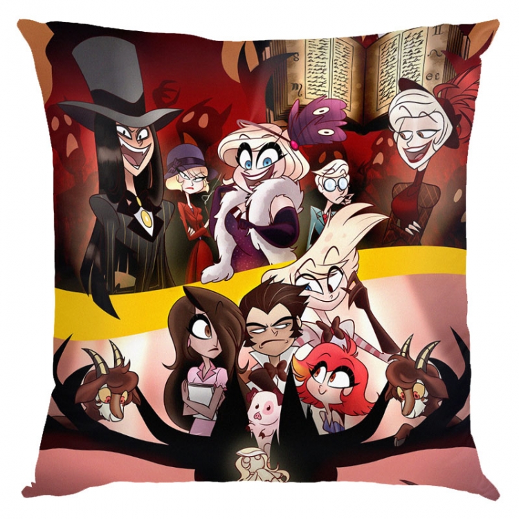 Hazbin Hotel Anime square full-color pillow cushion 45X45CM NO FILLING 