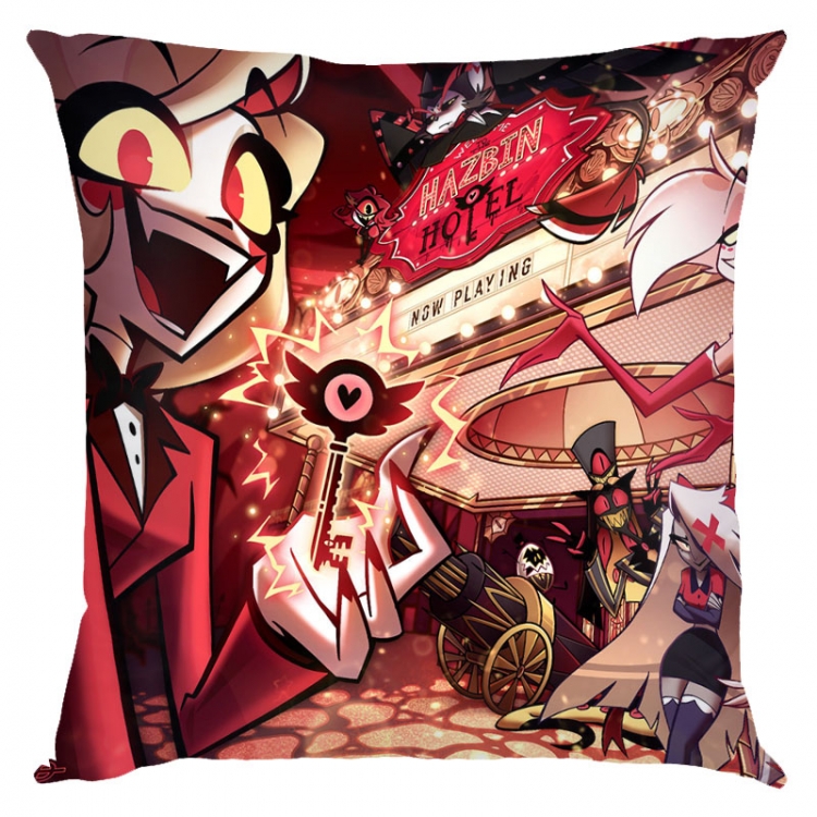 Hazbin Hotel Anime square full-color pillow cushion 45X45CM NO FILLING 