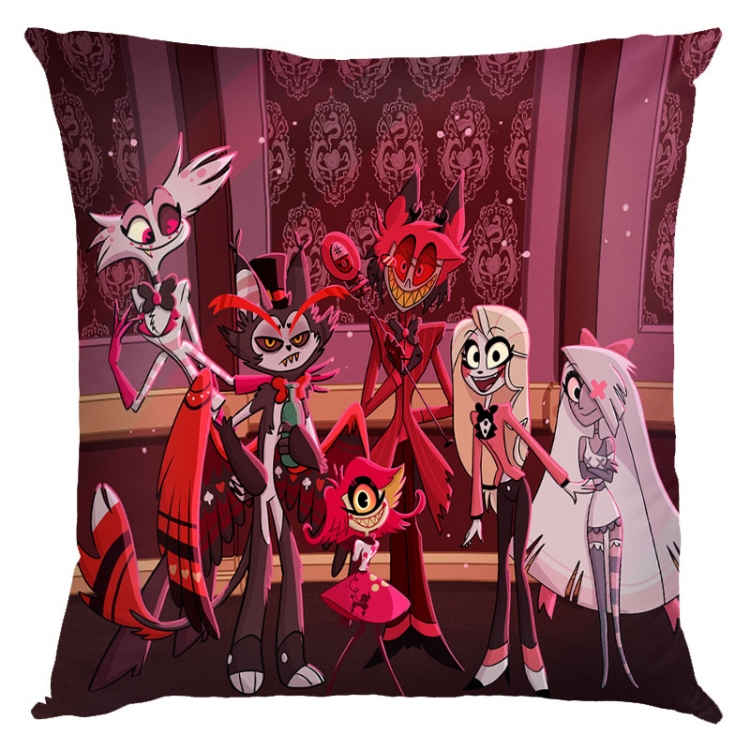 Hazbin Hotel Anime square full-color pillow cushion 45X45CM NO FILLING 