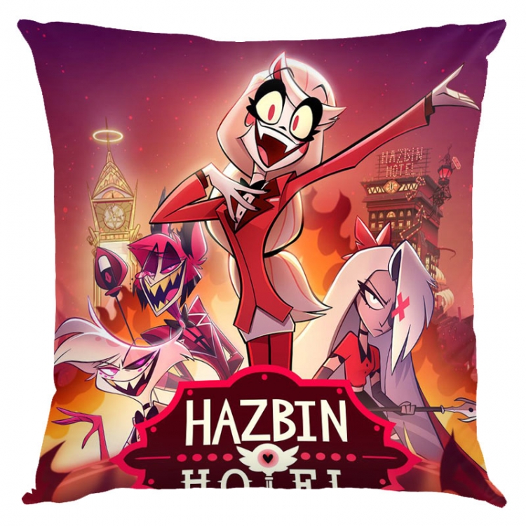 Hazbin Hotel Anime square full-color pillow cushion 45X45CM NO FILLING 