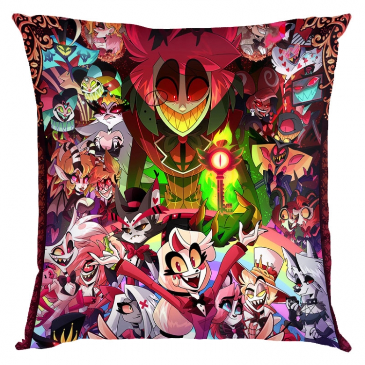 Hazbin Hotel Anime square full-color pillow cushion 45X45CM NO FILLING 