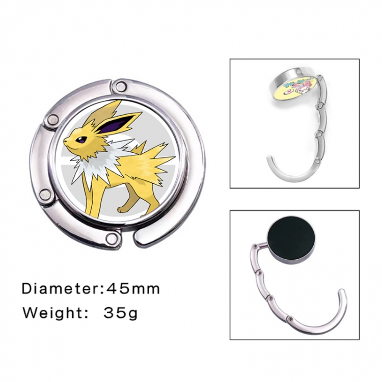 Pokemon Anime folding bag hanger table edge bag hook 45mm