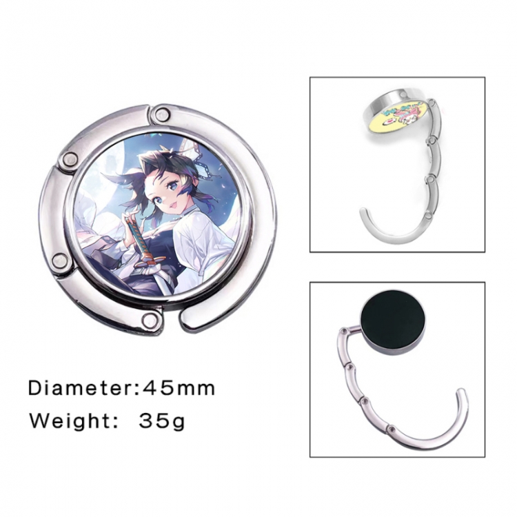 Demon Slayer Kimets Anime folding bag hanger table edge bag hook 45mm