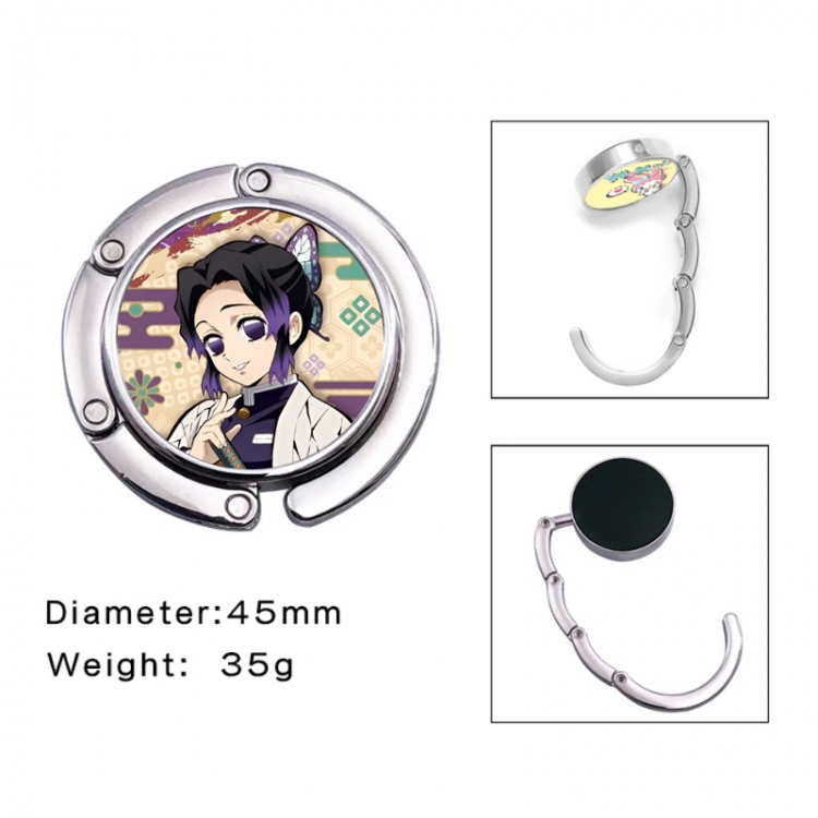 Demon Slayer Kimets Anime folding bag hanger table edge bag hook 45mm