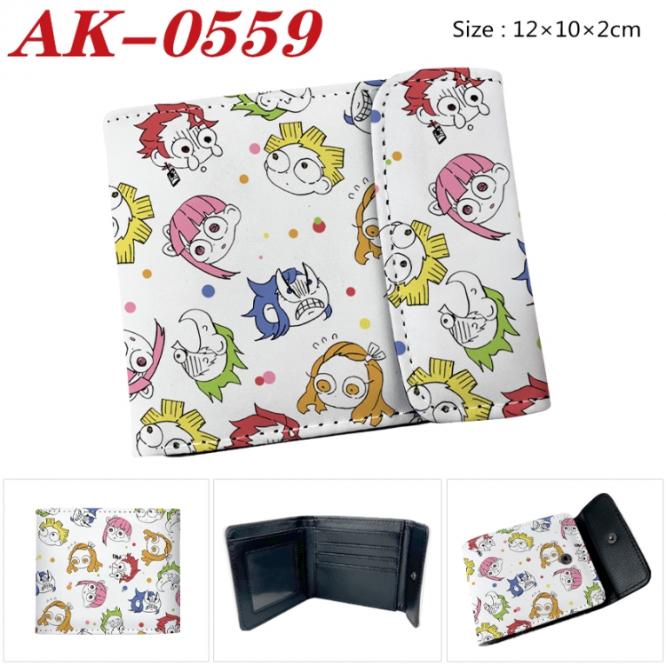 Demon Slayer Kimets Anime PU leather full color buckle 20% off wallet 12X10X2CM AK-0559