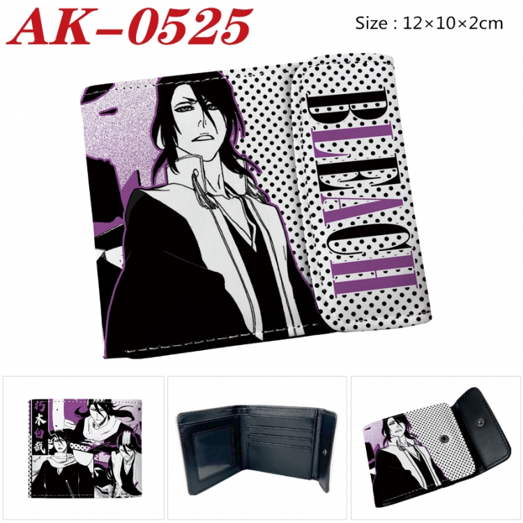 Bleach Anime PU leather full color buckle 20% off wallet 12X10X2CM AK-0525