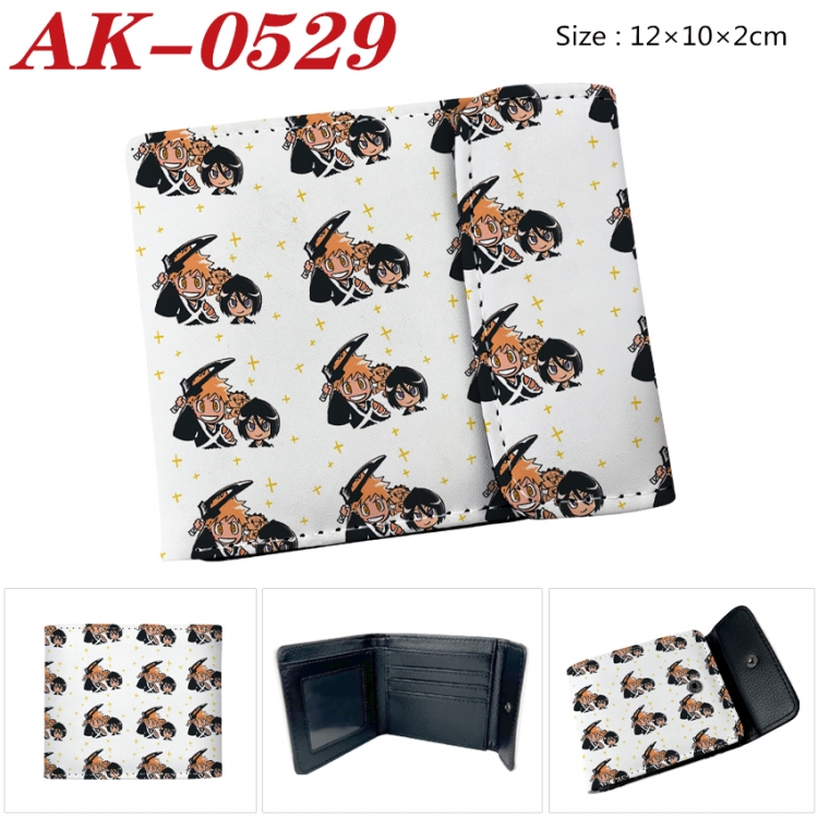 Bleach Anime PU leather full color buckle 20% off wallet 12X10X2CM AK-0529