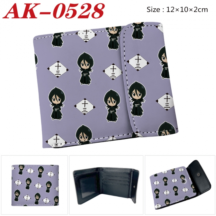 Bleach Anime PU leather full color buckle 20% off wallet 12X10X2CM  AK-0528
